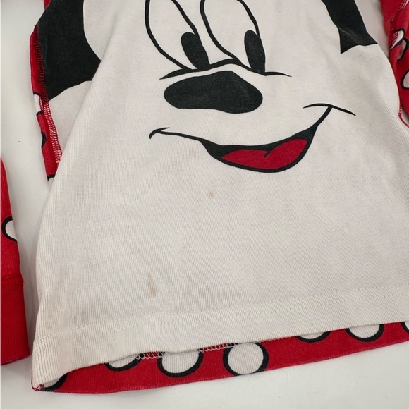 Hanna Andersson Disney Minnie Mouse Pajama Set Size 6 7 120 FLAWS - Picture 2 of 4